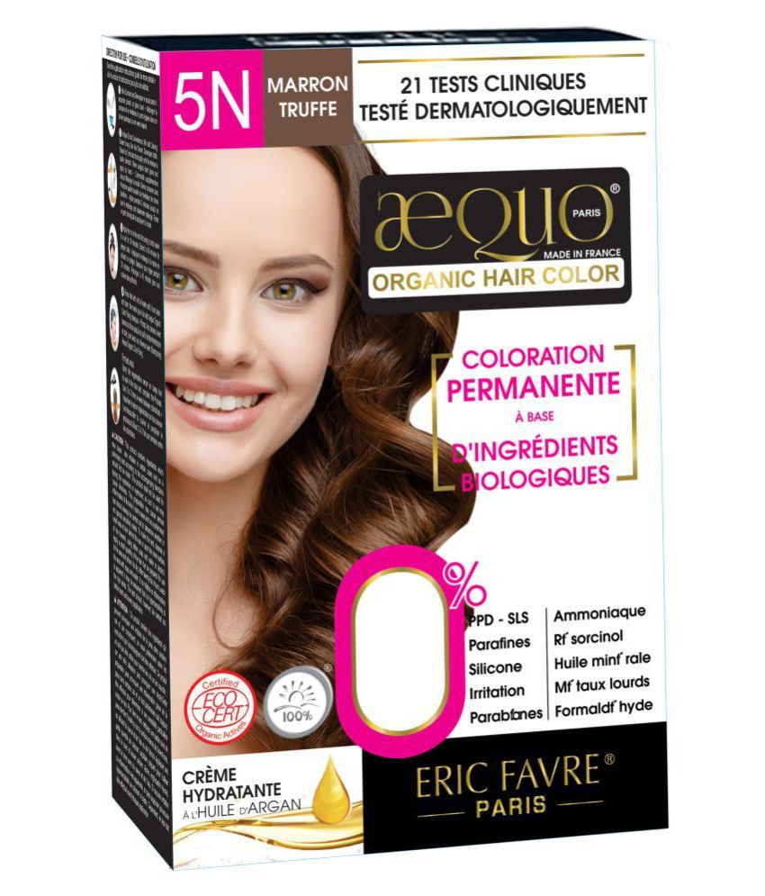 Aequo Organic Women 5n Semi Permanent Hair Color Light Brown 170