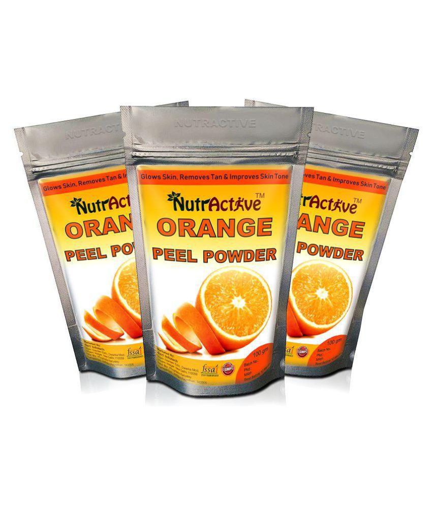 NutrActive Orange Peel Powder Facial Kit gm Pack of 3