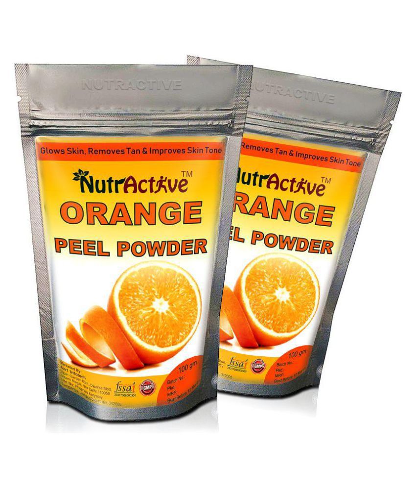     			NutrActive Orange Peel powder Skin Whitening | Powder 200 gm Pack Of 2