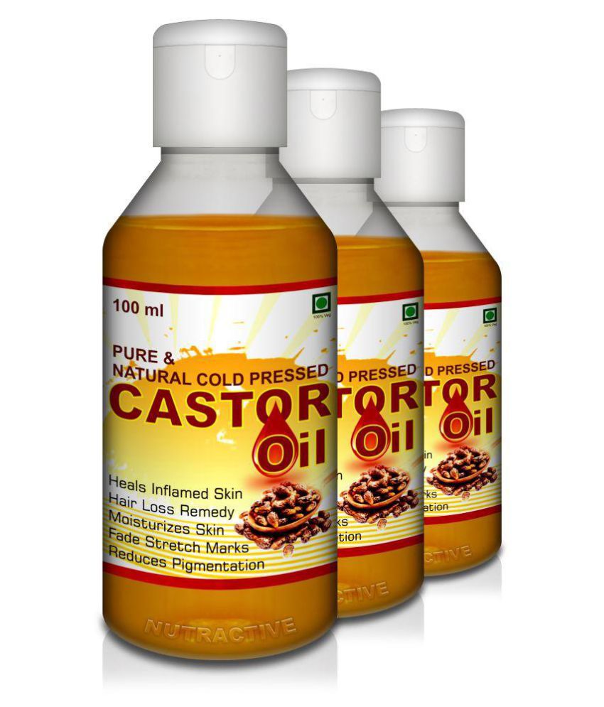 NutrActive castor hair oil 300 ml Pack of 3