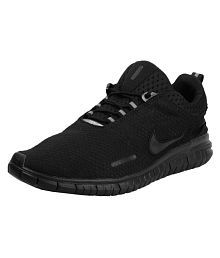 nike free og breeze black running shoes