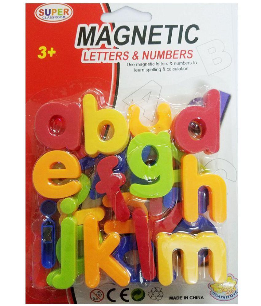 Small Magnetic Alphabet Letters