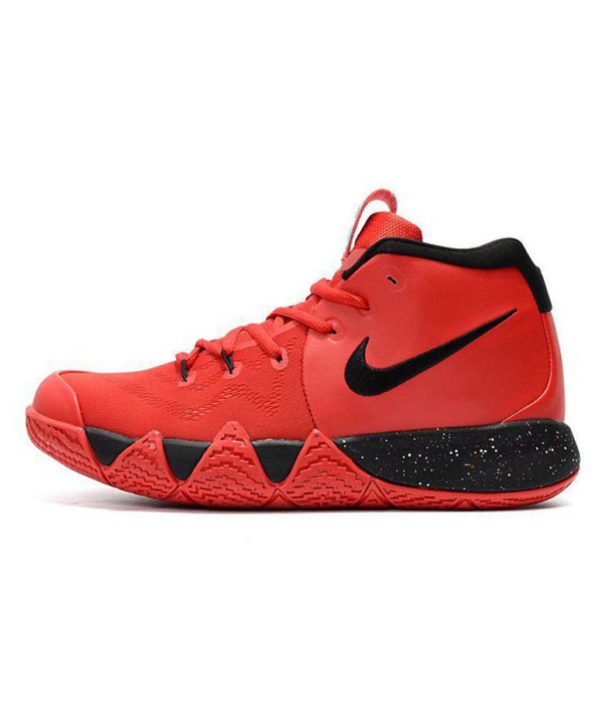 nike kyrie 4 black and red