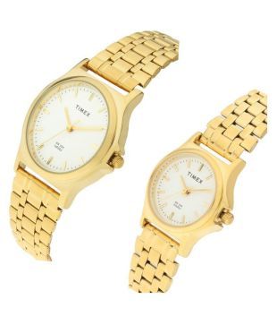 timex gold plated watches