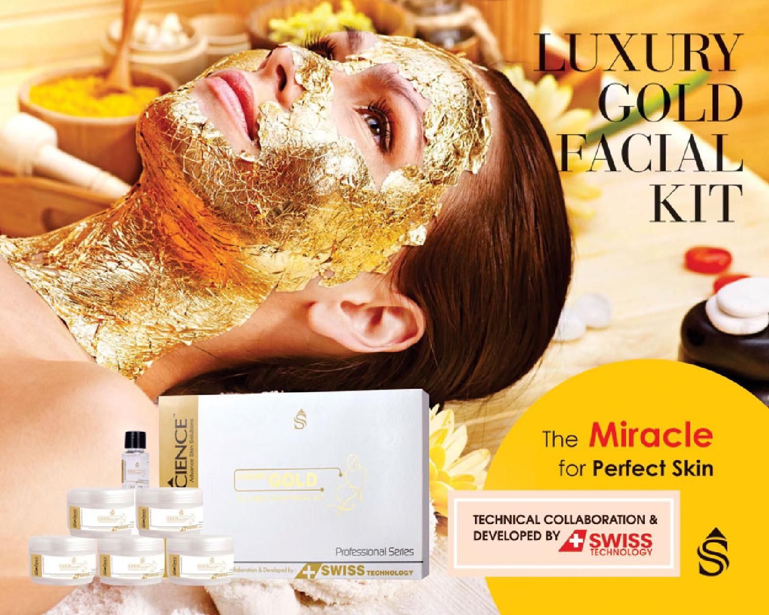 skin miracle gold facial kit