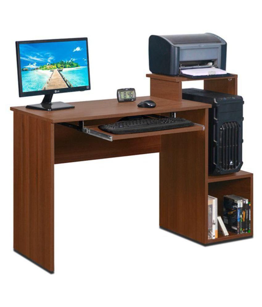 Delite Kom Wonder Computer Table Engineered Wood (Straight ...