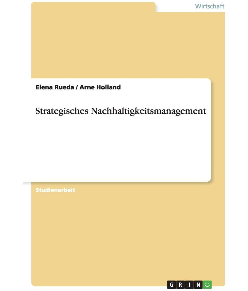 Strategisches Nachhaltigkeitsmanagement: Buy Strategisches ...