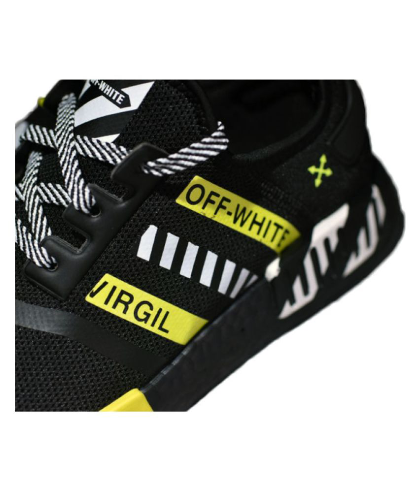 Adidas Off White X NMD Black Running Shoes Black: at Best Price on Snapdeal