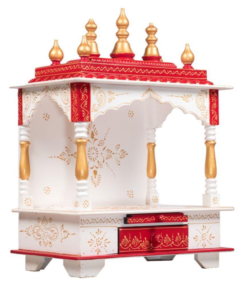 Vintage india_3 White Wood Floor Mandir: Buy Vintage india ...