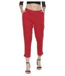 De Moza Cotton Cigarette Pants