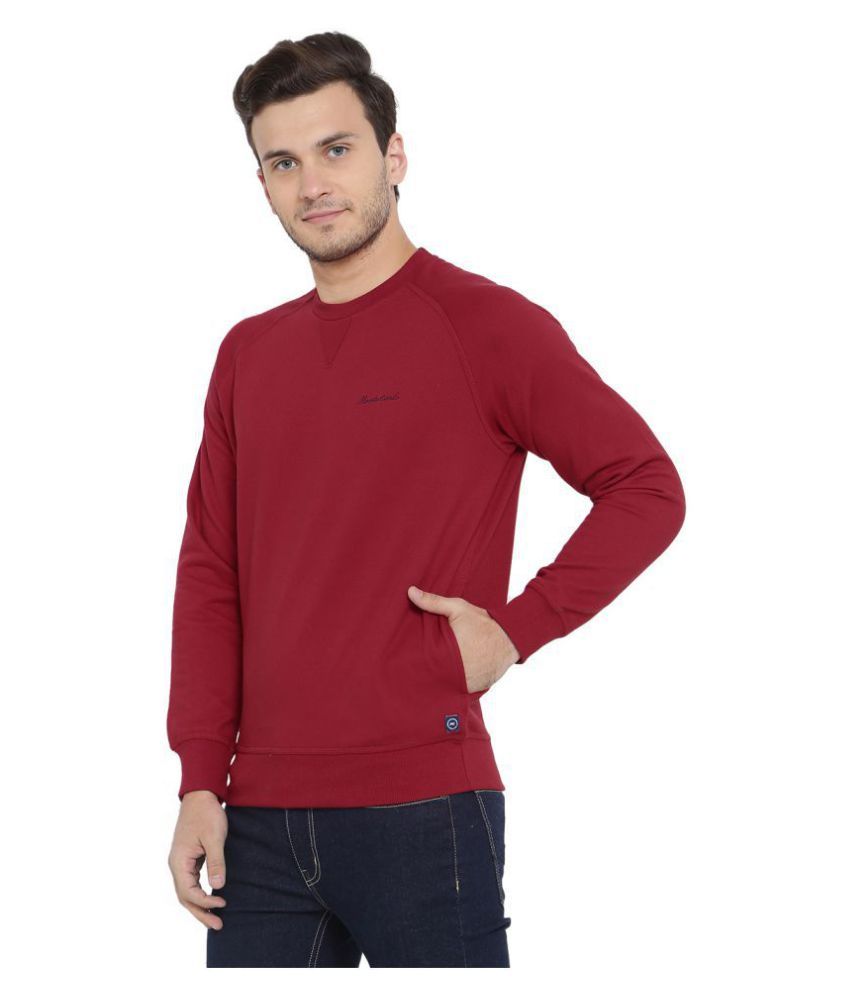 monte carlo red sweatshirt