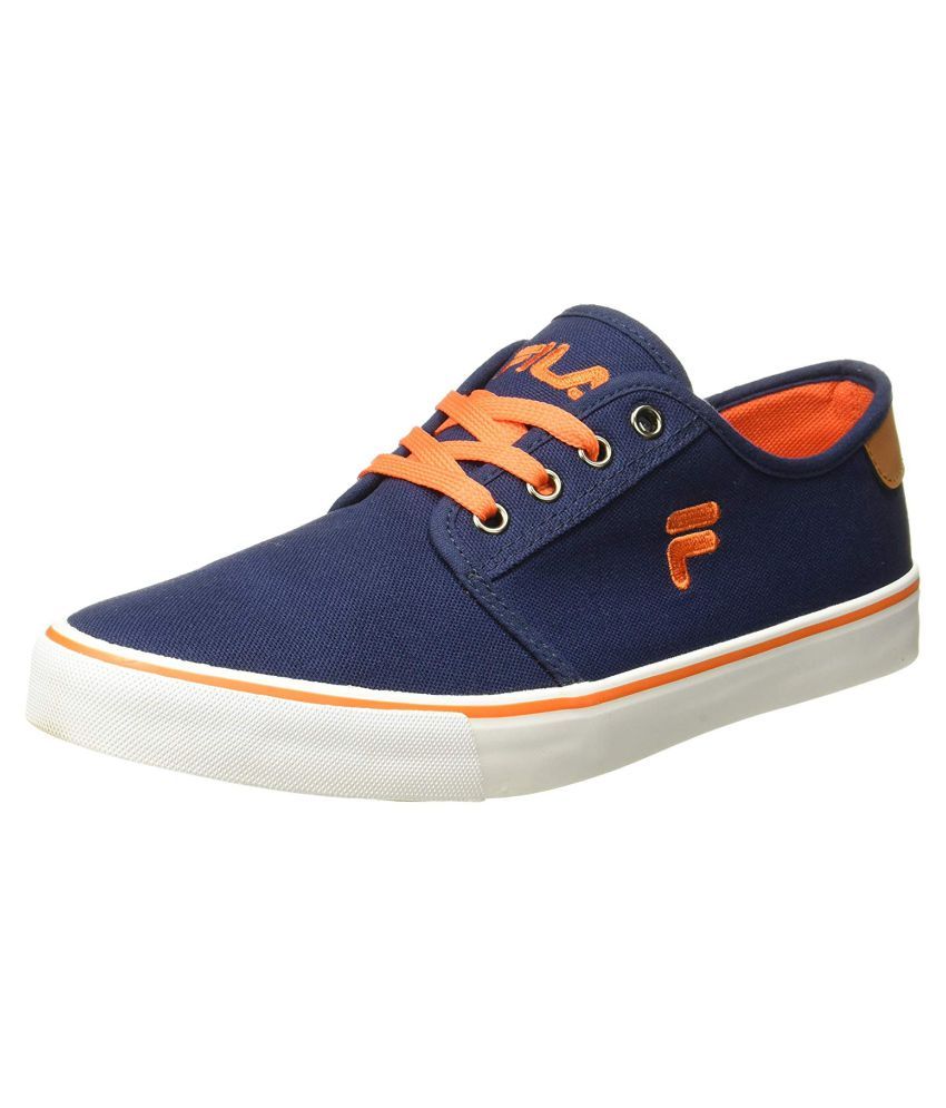 navy blue fila sneakers