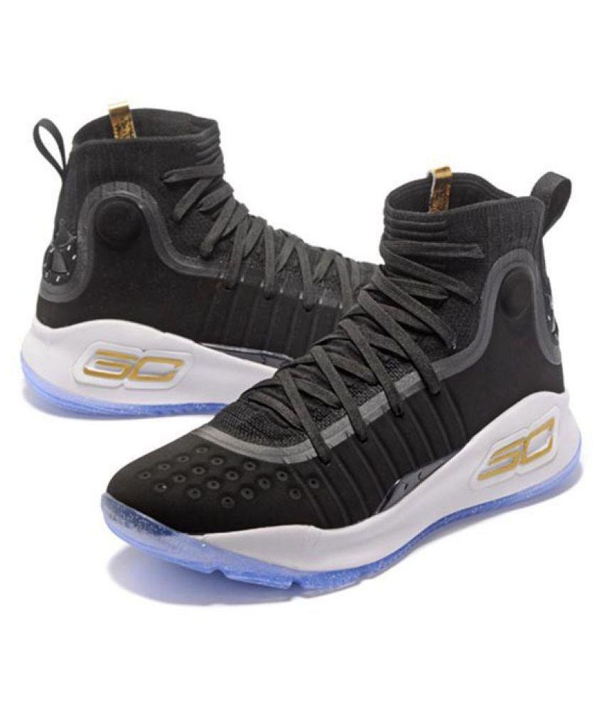 stephen curry under armour shoes black and white
