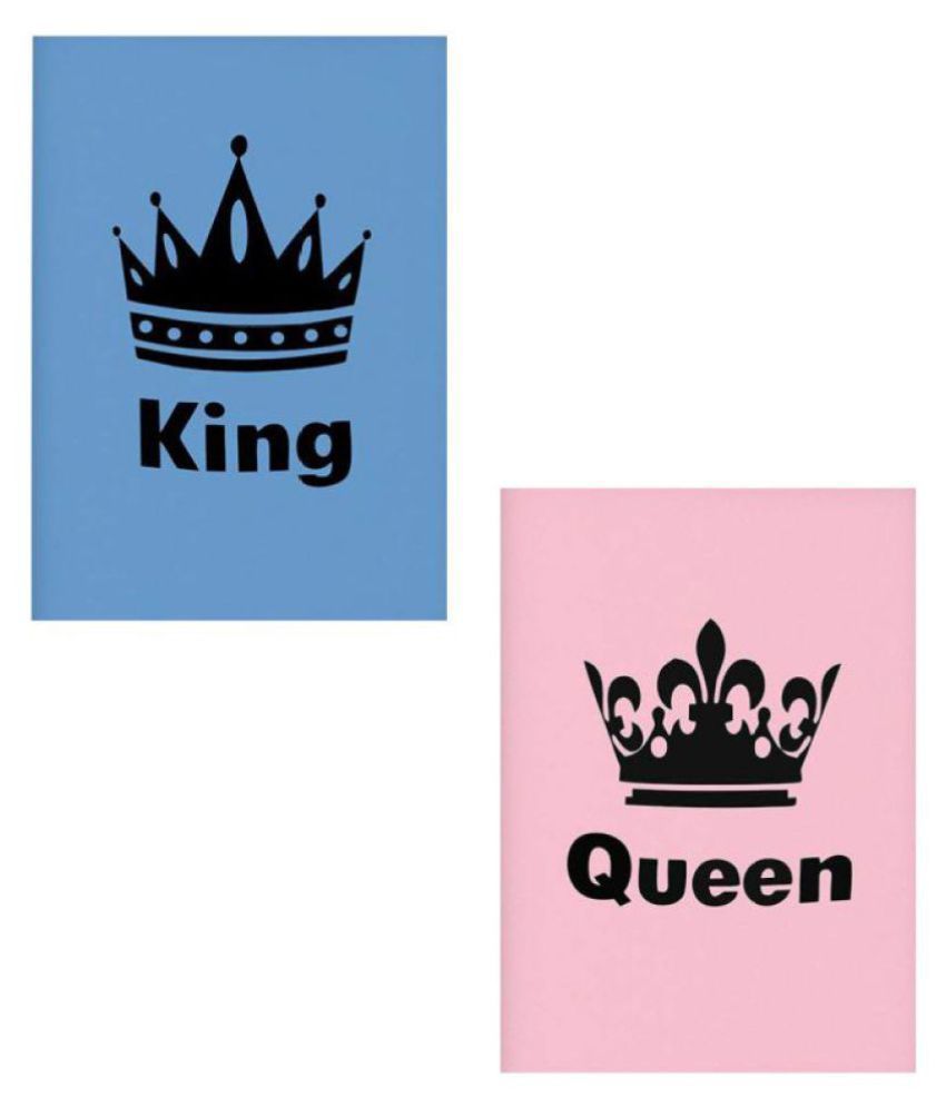 Decor Kafe KING & QUEEN Wall Decor Wall Poster Abstract Sticker ...