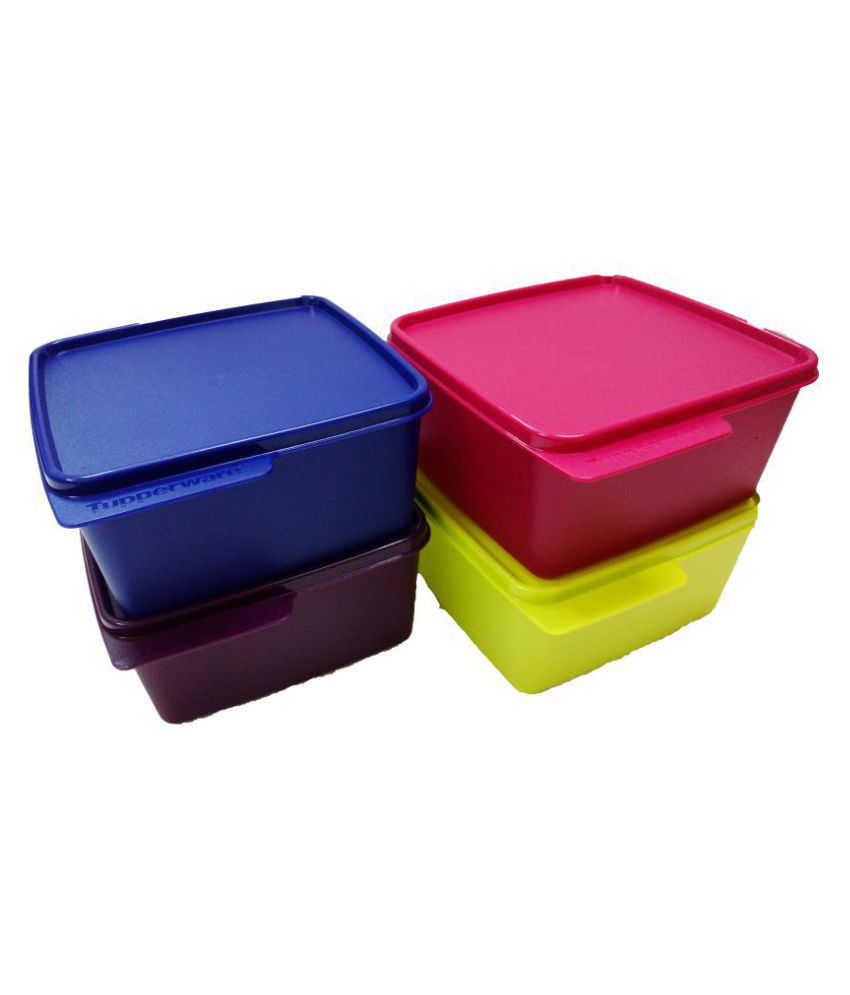 Tupperware PET Food Container Set of 4: Buy Online at Best ...