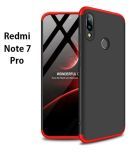 Xiaomi Redmi Note 7 Pro Shock Proof Case JMA - Red Original Gkk 360 Protection Slim Case