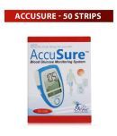 ACCUSURE 50 Glucometer Test Strips(Pack of 1X50)