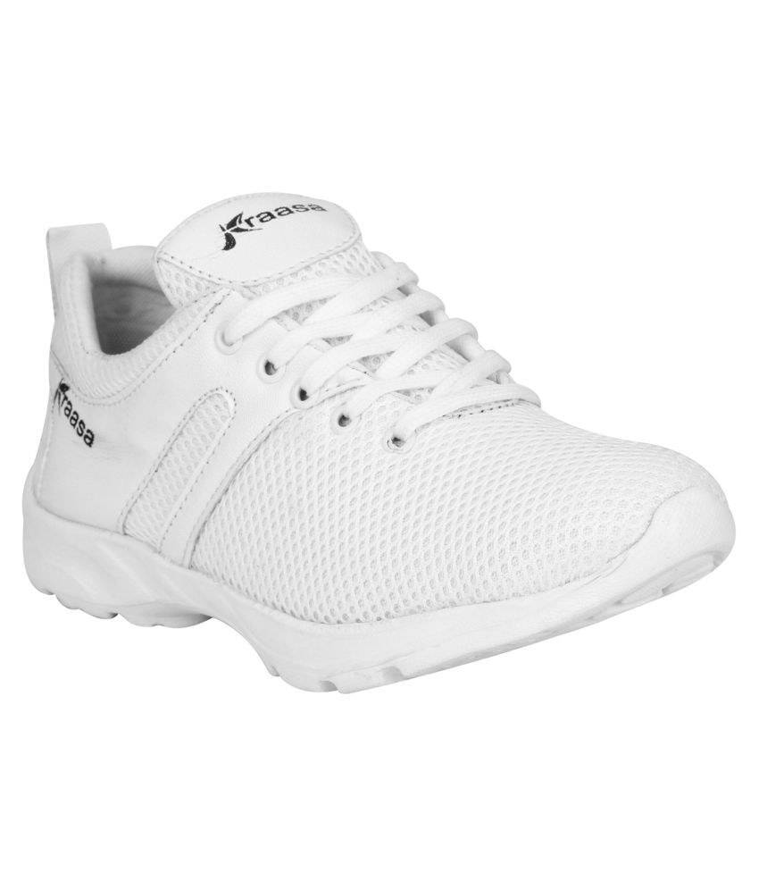 kraasa white shoes