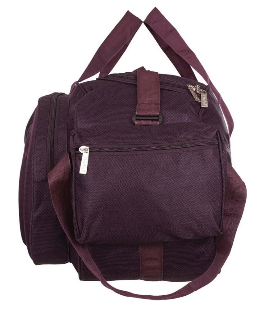 Leather Gifts Purple Solid Duffle Bag Buy Leather Gifts Purple Solid
