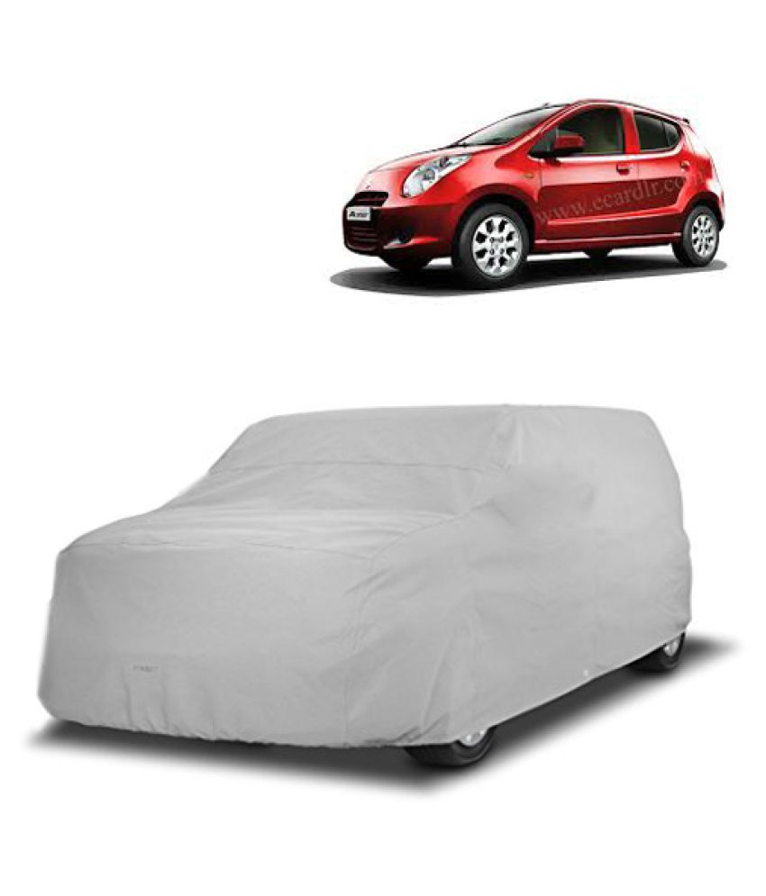 QualityBeast Car Body Cover for Maruti Suzuki A-Star [2008-2012] Silver