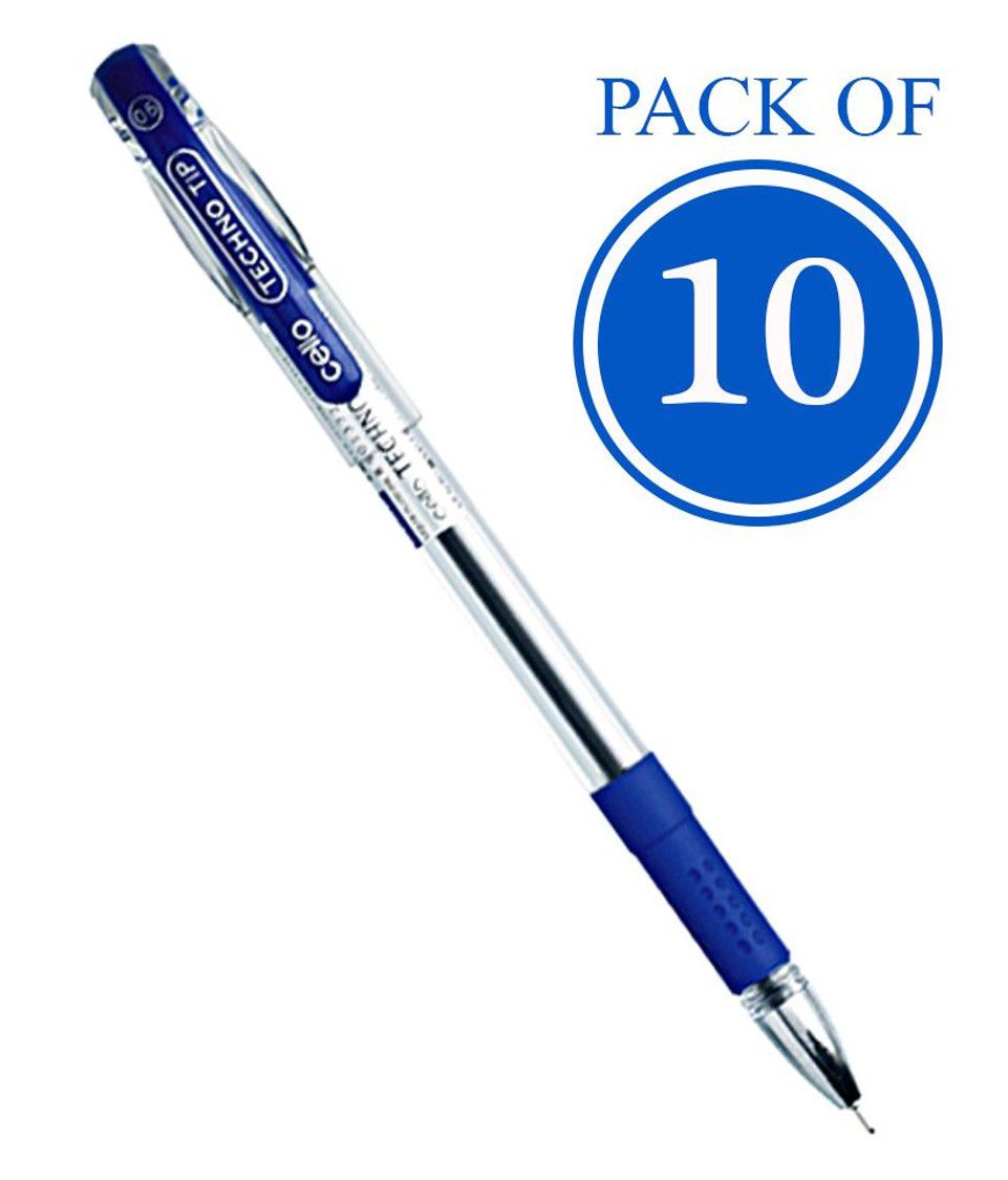     			Cello Blue Ball Pens - Pack Of 10
