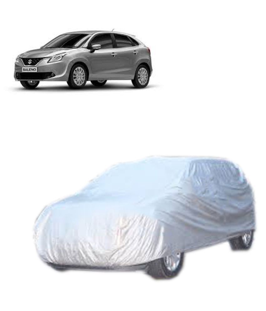 QualityBeast Car Body Cover for Maruti Suzuki Baleno [2000-2005] Silver