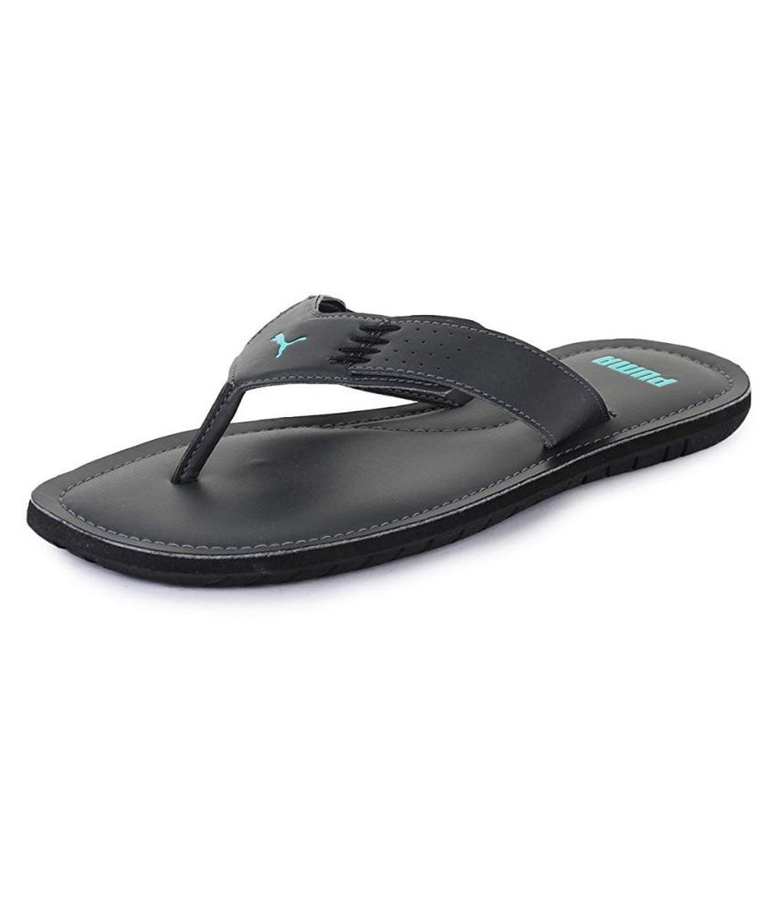 Puma Black Slide Flip flop Price in India- Buy Puma Black Slide Flip flop Online at Snapdeal