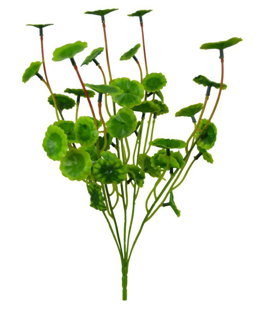 The Fancy Mart Artificial Bonsai Herb plant Green Artificial Stems