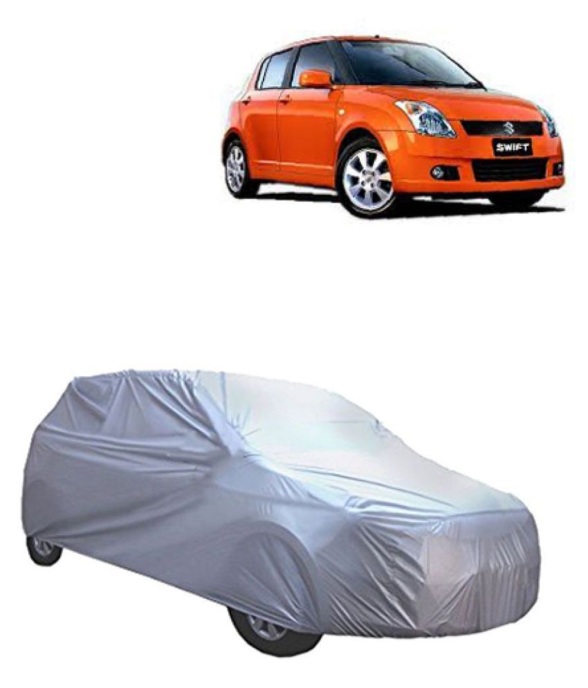 QualityBeast Car Body Cover for Maruti Suzuki Swift [2010-2011] Silver