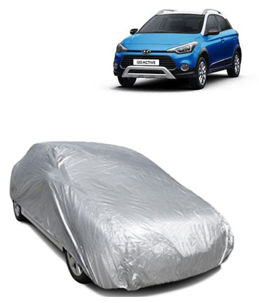 QualityBeast Car Body Cover for Hyundai i20 Active Silver Buy