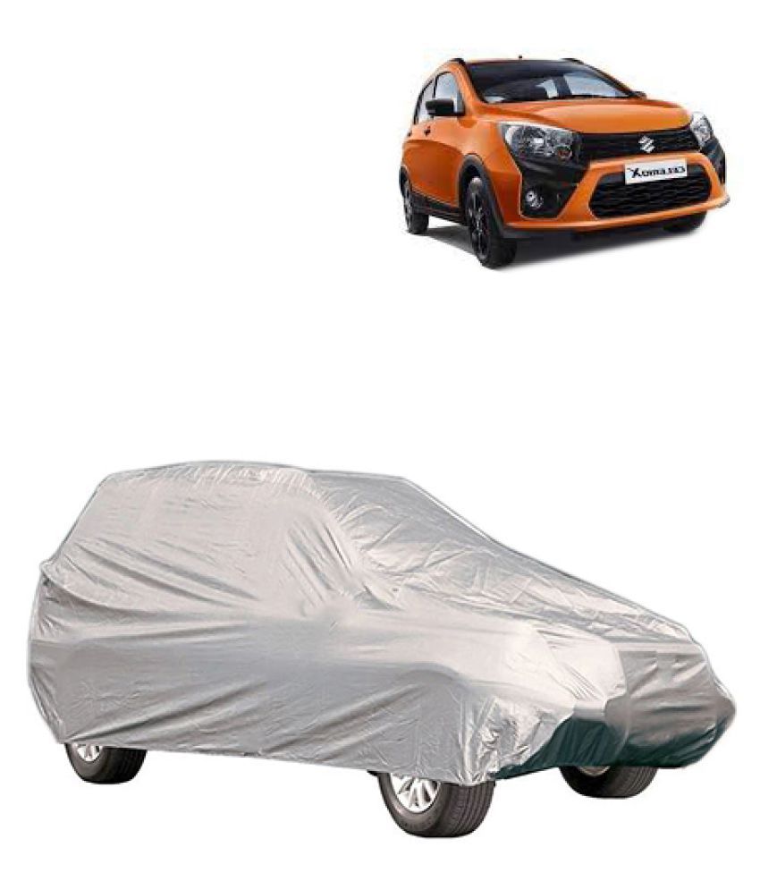 QualityBeast Car Body Cover for Maruti Suzuki Celerio X Silver: Buy
