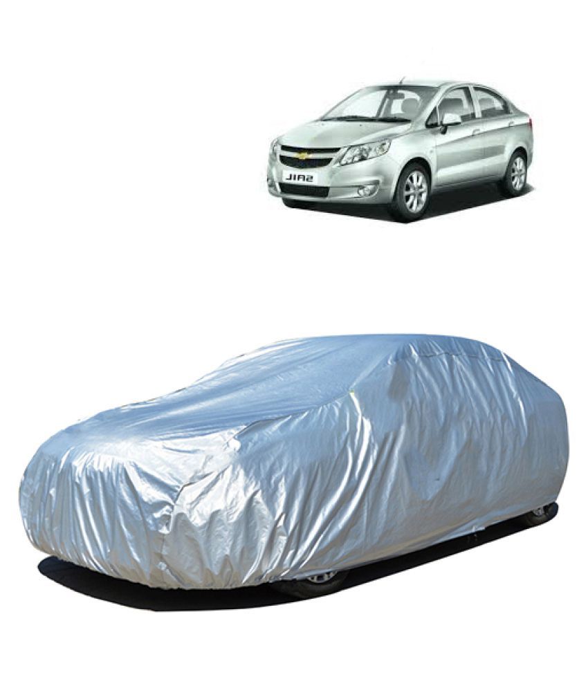 QualityBeast Car Body Cover for Chevrolet Sail [20142015] Silver Buy QualityBeast Car Body