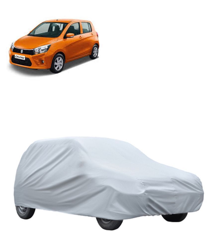 QualityBeast Car Body Cover for Maruti Suzuki Celerio Silver: Buy