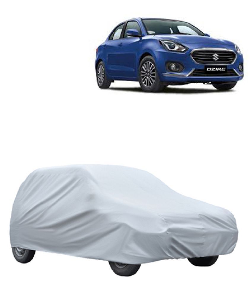QualityBeast Car Body Cover for Maruti Suzuki Swift Dzire Silver: Buy
