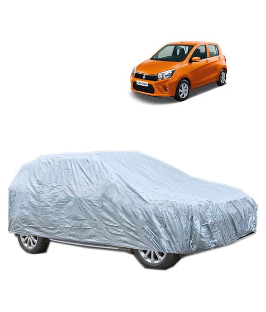 QualityBeast Car Body Cover for Maruti Suzuki Celerio Silver Buy