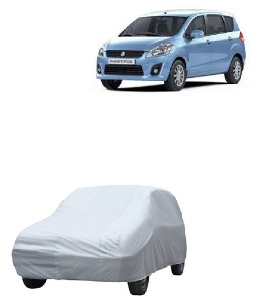 QualityBeast Car Body Cover for Maruti Suzuki Ertiga [20122015] Silver
