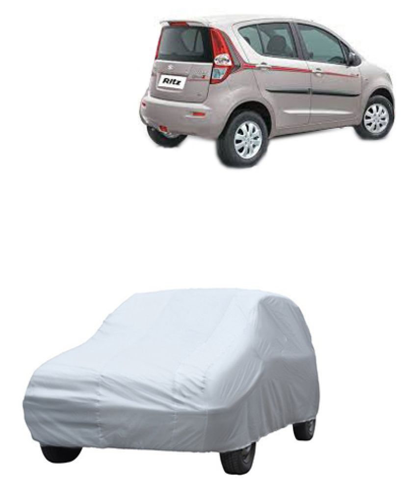 QualityBeast Car Body Cover for Maruti Suzuki Ritz [20092012] Silver