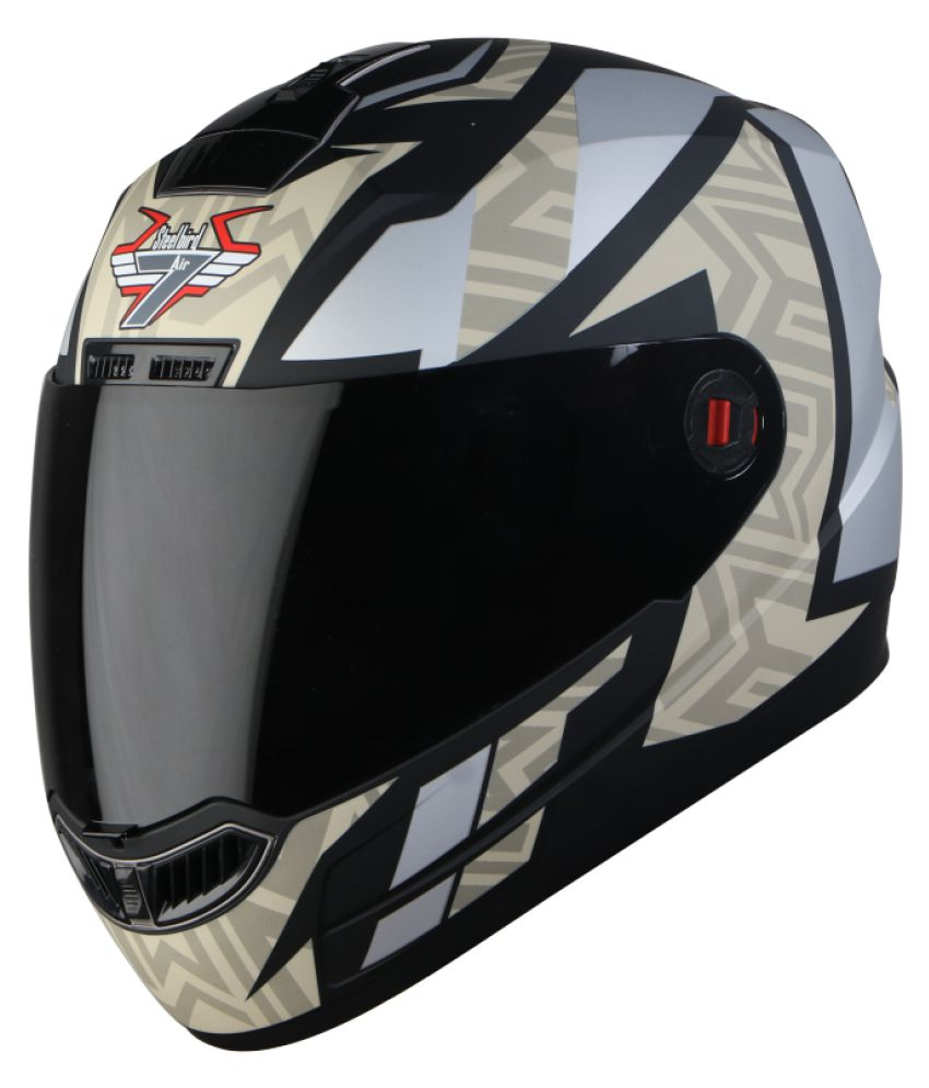 Steelbird SBA1 CESAR SMOKE VISOR Full Face Helmet Black L Buy