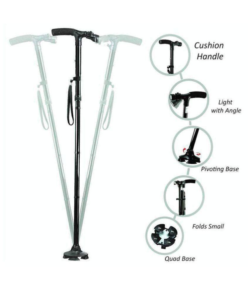 Swadheen Trust Cane With Torch Adjustable Walking Sticks Walking Sticks Buy Swadheen Trust Cane