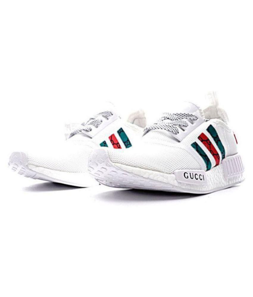 Seis itálico molestarse Adidas 2018 NMD R1 Gucci Edition White Running Shoes - Buy Adidas 2018 NMD  R1 Gucci Edition White Running Shoes Online at Best Prices in India on  Snapdeal