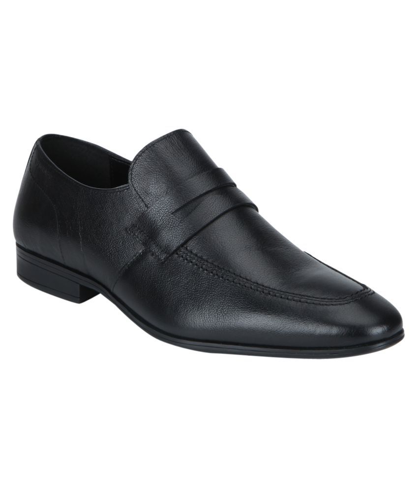 red tape genuine leather slip on shoes