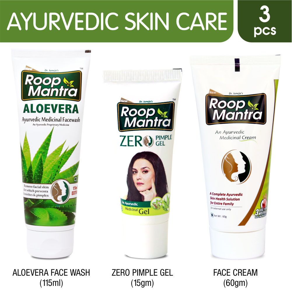 Roop Mantra Face Care Combo Pack (Aloe vera Face Wash 115ml + Zero