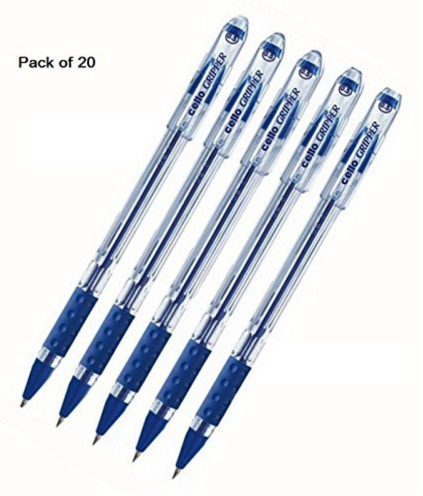 Cello Gripper Ballpoint Pen Blue Pack Of 6 Buy Online at Best Price