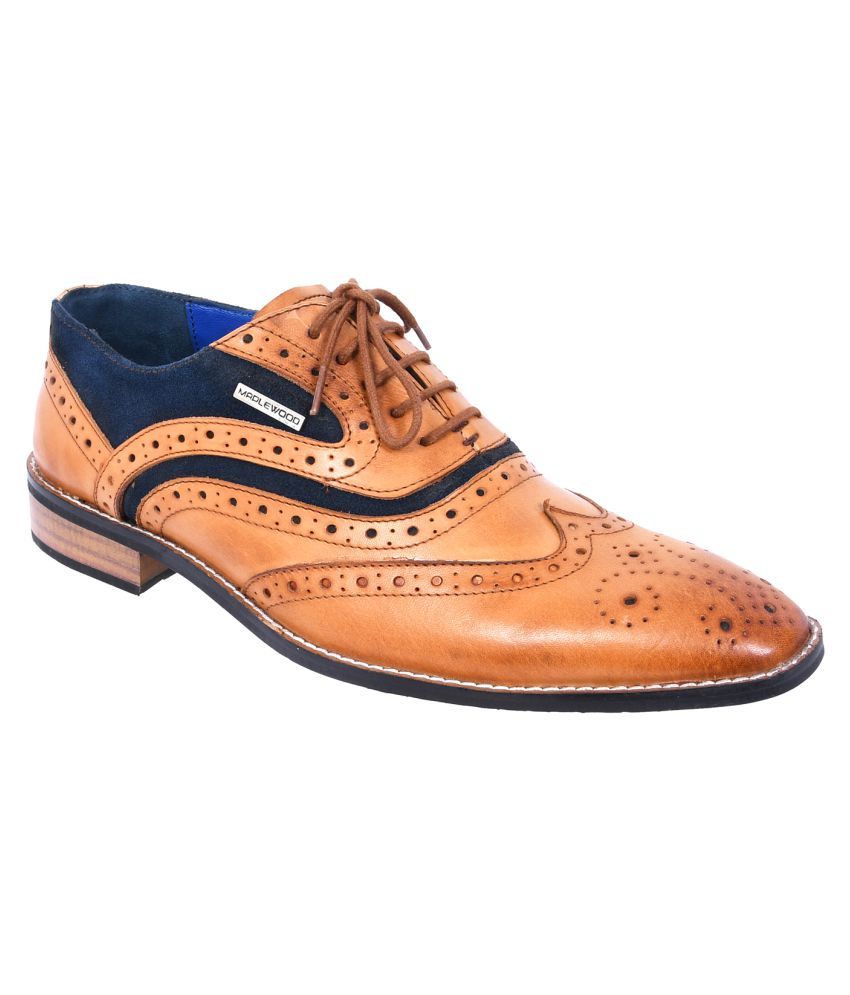 snapdeal leather shoes price