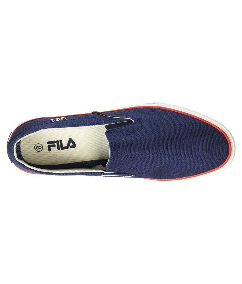 fila navy blue casual shoes