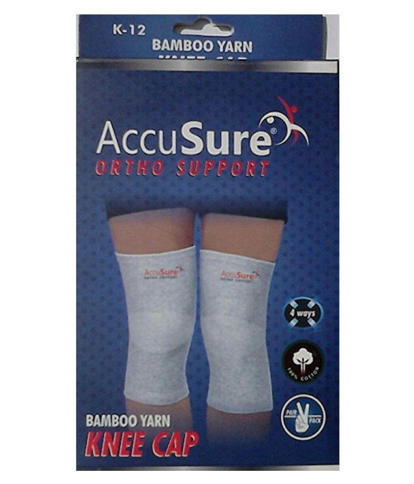 Accusure Grey Knee Supports