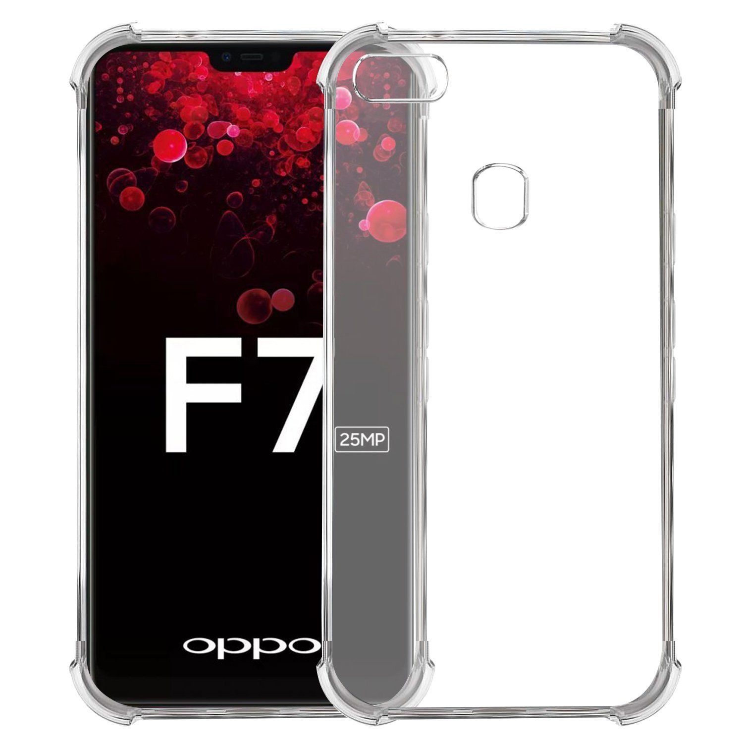 Oppo F7 Shock Proof Case HoA Transparent Shock Proof Anti Drop Great Grip Oppo F7 Shock Proof Case HoA Transparent Shock Proof Anti Drop Great Grip