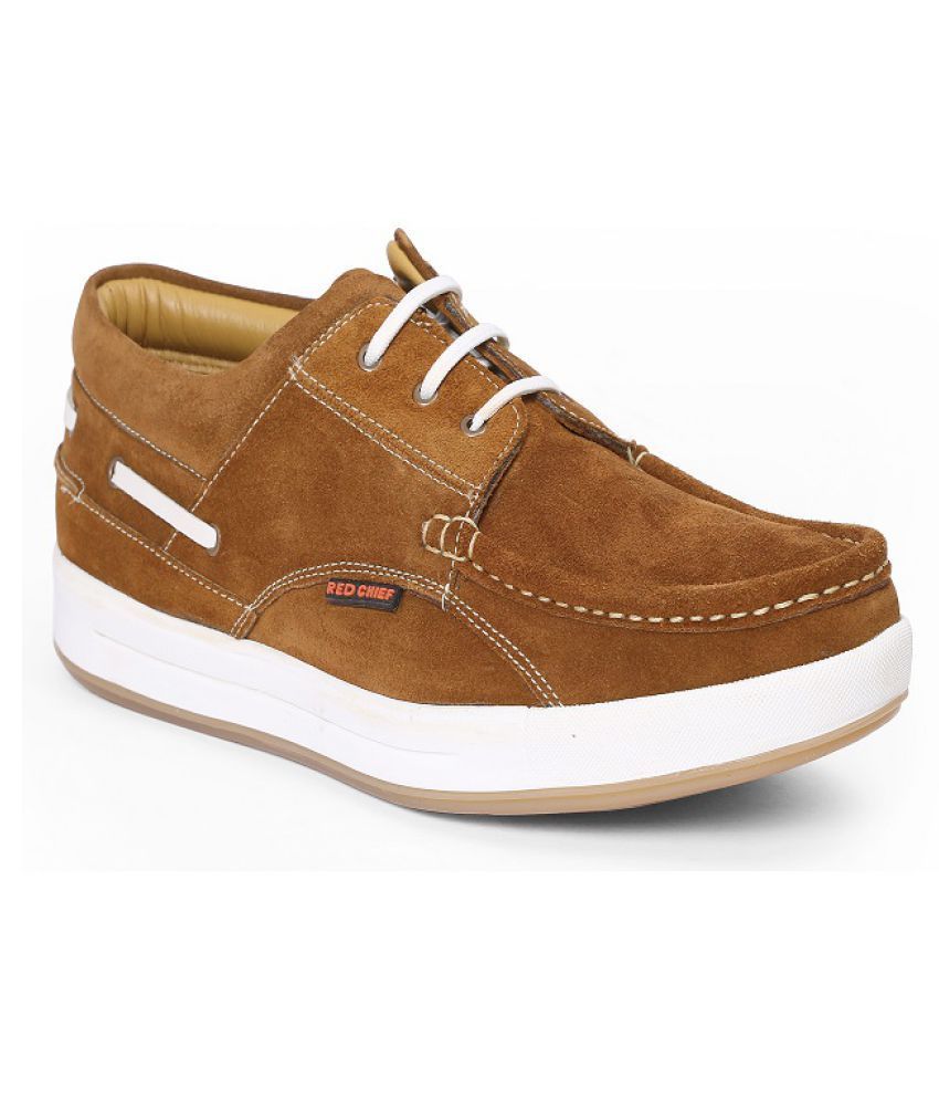 red chief brown casual shoes