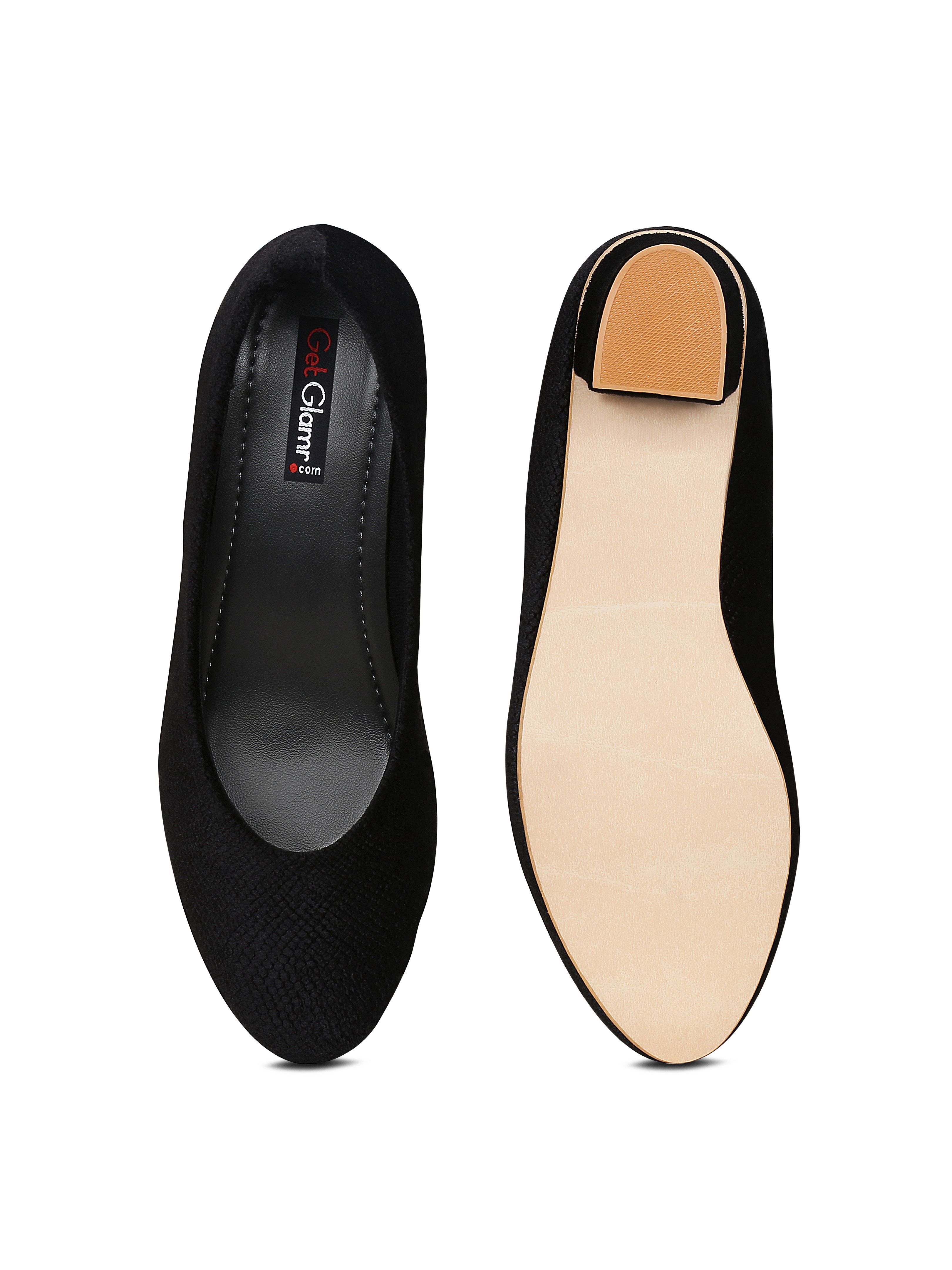 black block heels size 5