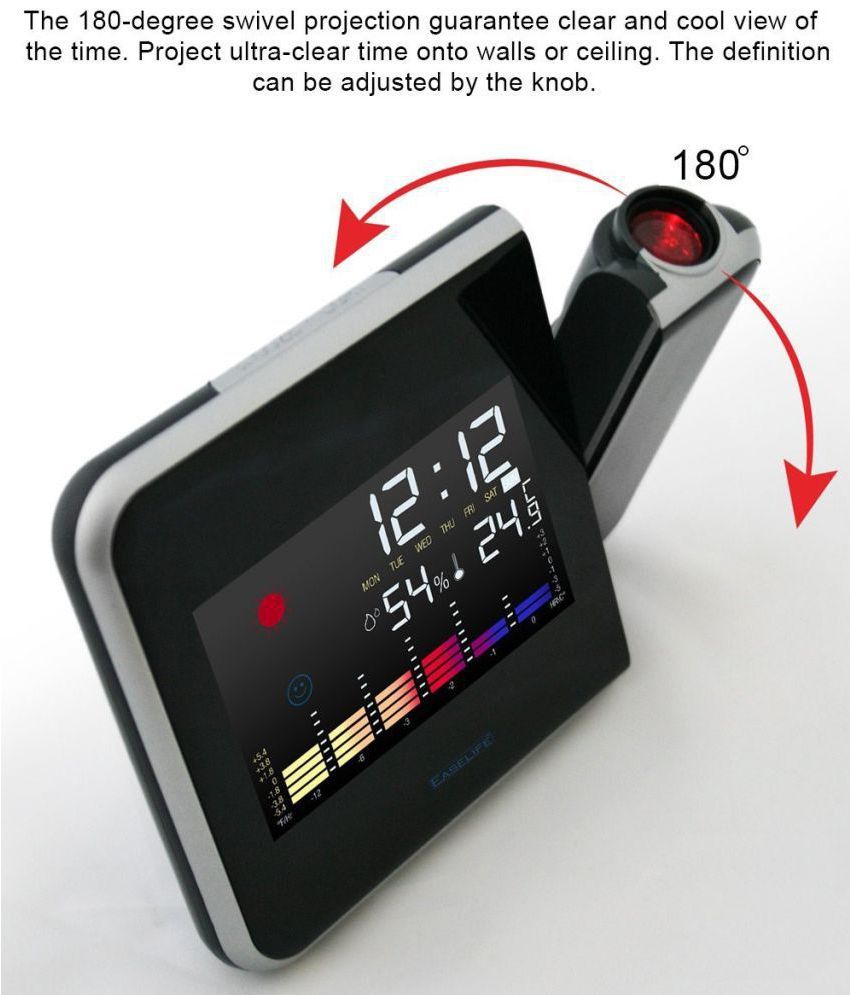Easelife Digital 8190 Alarm Clock Pack Of 1 Easelife Digital 8190 Alarm Clock Pack Of 1